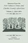 Abstracts from the Port Tobacco Times and Charles County Advertiser Vol. 1: 1844-1854