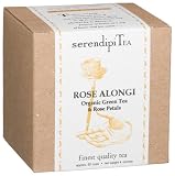 SerendipiTea Rose Alongi, Organic Green Tea & Rose Petals, 4-Ounce Boxes (Pack of 2)
