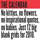The Calendar 2010 wall calendar by Workman Publishing Inc.
