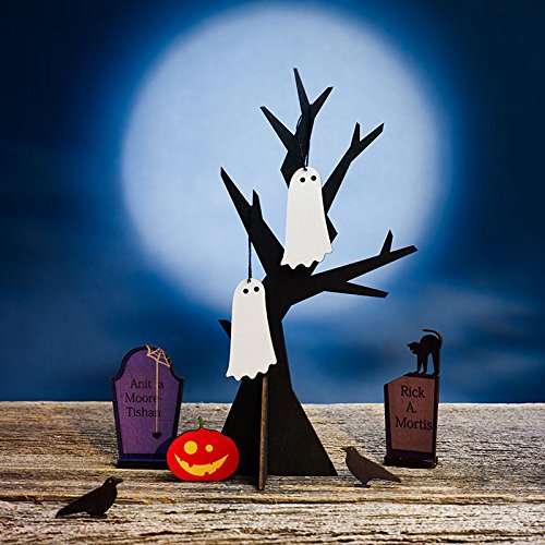 Halloween Tabletop Trees With Lights Spooky Halloween Tree Decoration
