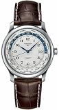 LONGINES Watch:Longines WatchesLongines Master Collection Automatic GMT Movement Transparent Case Back Men's Watch