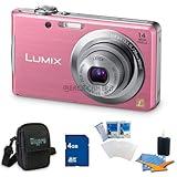 Lumix DMC-FH2 14MP Pink Compact Digital Camera w/ 720p 30 fps HD Video w/ 4 ....