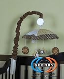 GEENNY Musical Mobile For Boutique Bumble Bee 13 PCS Crib Bedding Set