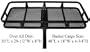 1,000 Lb Cargo Basket Luggage Carrier Hauler Rack 48x18