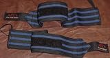 Exercise Wrist Wraps Pro Grade Blue Power 36"