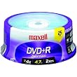 MAXELL 634050/639011 4.7 GB DVD+R (25-ct spindle)