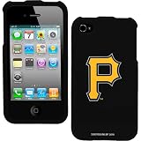 MLB Pittsburgh Pirates Hard iPhone 4 Snap Case - Black