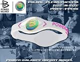 POWER BALANCE パワーバランス シリコン・ブレスレット クリアー×フーシャ 日本未発売カラー Sサイズ 【並行輸入品】