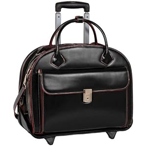 McKlein USA W Series Glen Ellyn Leather Detachable - Wheeled Women's Case