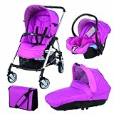 Bebeconfort - 19823370 - Poussette Trio Streety - Dahlia Pink - Collection 2011