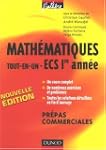 Math�matiques tout-en-un ECS 1e ann�e...