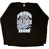 Womens Long-Sleeve T-Shirt : PROUD AIR FORCE MOM