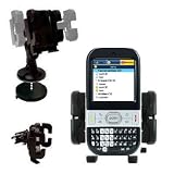 DURAGADGET Car windshield / air vent mount holder for Palm Centro Smartphone