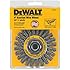 DEWALT DW4930 4-Inch by 5/8-Inch-11 Full Cable Twist Wire Wheel/Carbon Steel .020-Inch