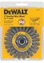 DEWALT DW4930  4-Inch by 5/8-Inch-11 Full Cable Twist Wire Wheel/Carbon Steel .020-Inch