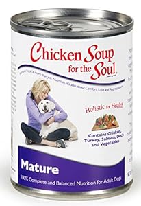 Chicken Soup for the Dog Lover's Soul Canned Food for Senior Dogs, Chicken Formula (Pack of 24, 13 Ounce Cans)