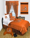 Best Quality Locker Room Comforter - Cleveland Browns NFL /Color Orange Size Queen
