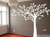Authentic Only from PopDecors Big tree with love birds(100 W) - Wall Decals Art Stickers for Bedroom Home Decor