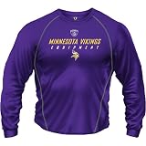 Reebok Minnesota Vikings Youth Long Sleeve Speedwick Performance T-Shirt
