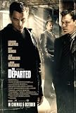 The Departed (Leonardo DiCaprio, Matt Damon, Jack Nicholson) Black Wood-Mounted Movie Poster Print - 27