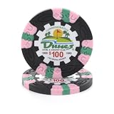 $100 Commemorative Dunes Poker Chip