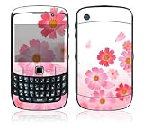 Pink Daisy Design Decal Skin Sticker for BlackBerry Curve 8500 Cell Phone