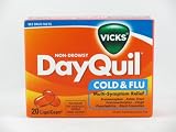 Search : Vicks Dayquil Multi Symptom Cold/Flu Relief Liquicaps - 20 Ea