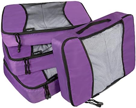 Bagpake 4 Set Packing Cubes-Travel Luggage Packing Organizers-4 Extra large