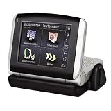 Bury Bluetooth-Freisprech-System CV9040 mit 2,8 Zoll Touchscreen zur Befestigung an der Sonnenblende oder Windschutzscheibe