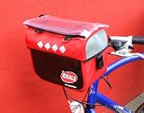 IDEALE HITEC handle bar bag quick lock waterproof black/red
