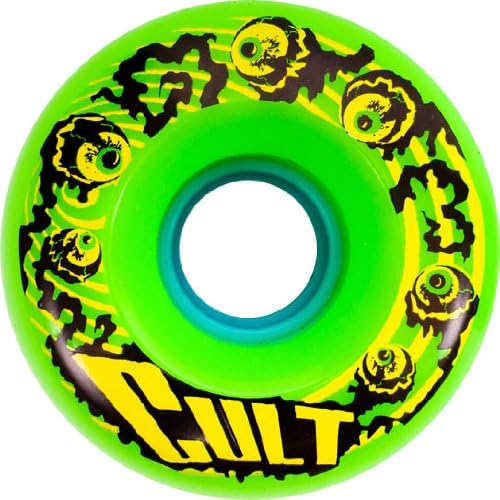 Cult Classic 70mm 80a Green Longboard Wheels (Set Of 4)