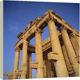 Roman Temple of Baal-Shamine - 40 Inch Canvas Print (101 cm) by Robert Harding