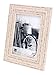 Kiera Grace Maya Weathered Beachwood Picture Frame, 5 x 7 inches, White