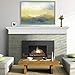 HomeRoots 60" Classic Design White MDF Mantel Shelf