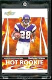 2007 Score Hot Rookie # HR-3 Adrian Peterson Minnesota Vikings Football Card - Mint Condition - Shipped in Protective Display Case !