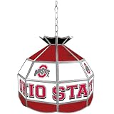 Trademark Ohio State Glass Tiffany Lamp - 16-inch diameter