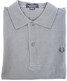 Fred Perry Mens Cotton Short Sleeve Polo Shirt - Grey