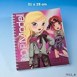 Create your Topmodel Malbuch 7822 Lila version - depesche