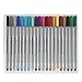 Comix Baoke D281 Office Colored Pen Point Gel Ink Pen ,Set of 20 Assorted Colors (20)