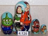 Toy Story Russian nesting doll 5 pc / 4 in #4.125