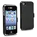 Black Rubberized CASE + Belt Clip Holster for iPhone 4 by SportyGigabite