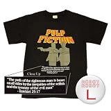�ѥ�ס��ե�������� ���륨�å�Tee��Pulp Fiction T-Shirt �����ƥ����� �ǲ�T����� L���¹�͢����