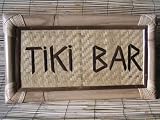 BAMBOO TIKI SIGN TIKI BAR - TIKI BAR DECOR