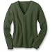 Apparel : Cable-Knit V-Neck Sweater