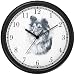 Shetland Sheepdog (Sheltie or Shelty) Sheep Dog (MS) Wall Clock by WatchBuddy Timepieces (White Frame)