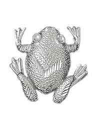 Clevereves 14K White Gold Pendant Frog 7.9 - Gram(s)