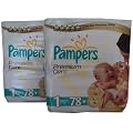 Neu 156 PAMPERS WINDELN (2x78 Windeln), Premium Care Gr.1 2-5 Kg NEWBORN mit den neuen ABSORBERSYSTEM