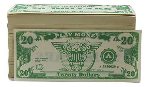Play Money $20 (1000 ct)
