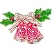 Austrian Crystal Christmas Gift Crystal Christmas Bell Pin Brooch