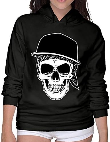 Young Women Skul Cap La Coka Nostra Hip-hop Cute Hooded Sweatshirt 100% Cotton
